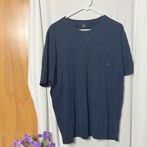 Oakley Navy Blue Regular Fit Man T-Shirt Size XL